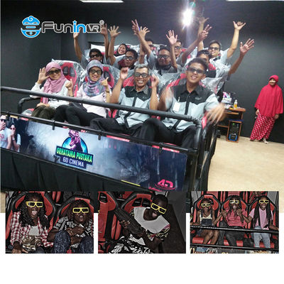 Zastosowalny kształt koloru 7D kino z 9 miejscami ruchowymi