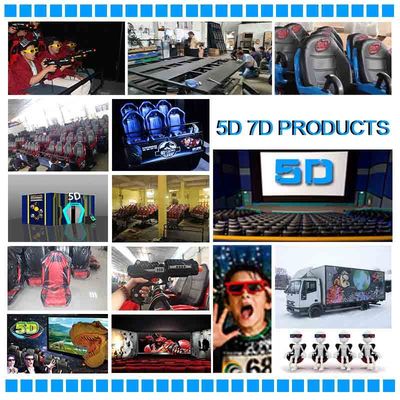 6 Setas 7D Simulator Cinema 70 PC 5D Filmy Park rozrywki Strzelanie z pistoletu