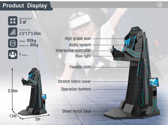 Biznes w parku rozrywki z 9D VR Simulator wysokiej wydajności