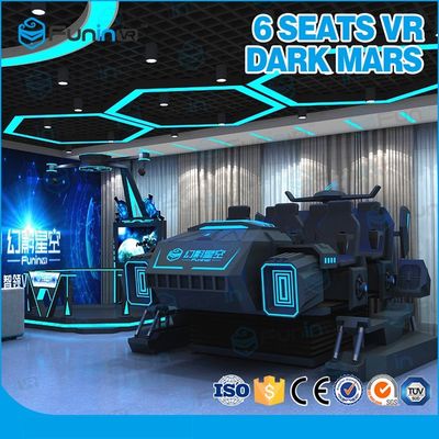 Mech Style Virtual Reality 9D VR Cinema Sześć graczy Kryty VR Game With VR Helmet