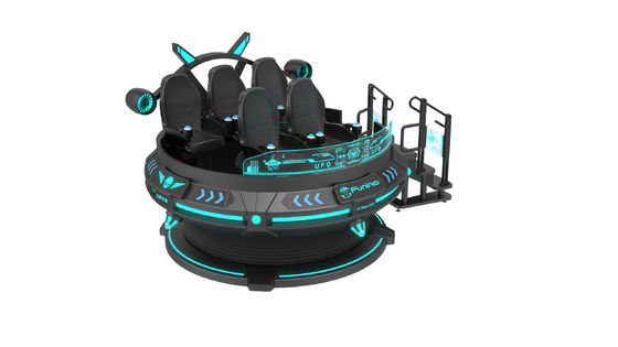 Rozrywka 55-calowy ekran 9D VR Krzesło AC220V 5 miejsc