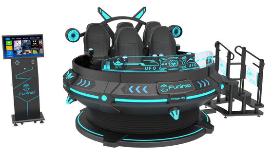 Rozrywka 55-calowy ekran 9D VR Krzesło AC220V 5 miejsc