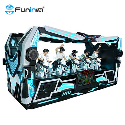 Kino Wirtualnej Rzeczywistości 9D o wymiarach 6180*2695 * 2825mm z dynamicznymi efektami świetlnymi i efektami wizualnymi w wysokiej rozdzielczości