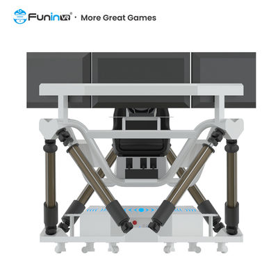 Funin VR Wewnętrzny Park Rozrywki VR 9D Symulator Wyścigów Samochodowych F1 Trzyekranowe Gry Zręcznościowe Symulator Jazdy Samochodem Wyścigowym