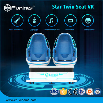 Quick Money 9D Egg VR Cinema 2 fotele Virtual Reality 9D Egg VR 9D Cinema Motion Chair