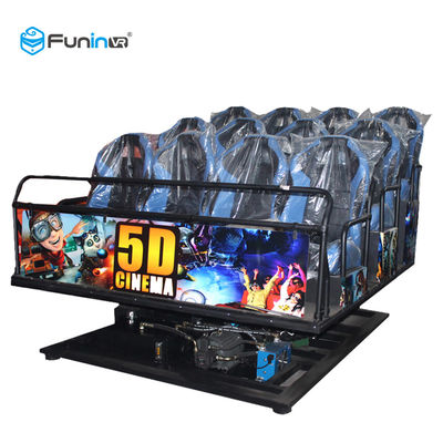 Symulator 5D 7D Cinema 9D VR Funin 6-12 miejsc 3DM Okulary Metalowy ekran ze stopu aluminium