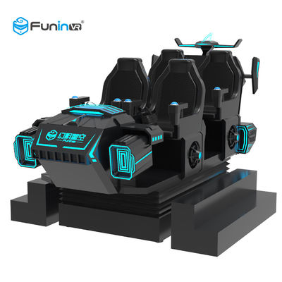 Vr Games 6 miejsc 9D Virtual Reality Simulator 220V Multiplayer Black Appearance