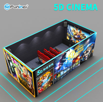 110V Fight Shooting Game 7D Cinema Simulator Rider Metal Screen 6/9 miejsc