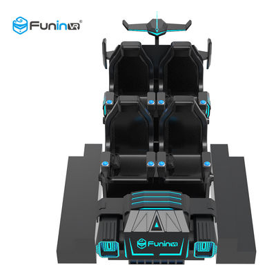 Blue / Black 9D Virtual Reality Simulator Kino Motion Gry samochodowe dla dzieci w supermarkecie