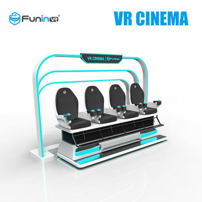 3KW 4 graczy 9D Virtual Reality Simulator z elektrycznym systemem ruchu dla nastolatków