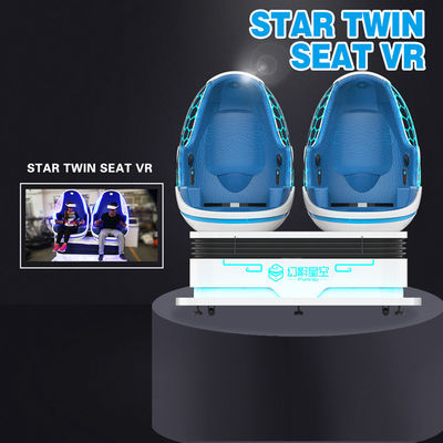 Electric Crank Platform 9D Virtual Reality Simulator 4,5KW Twin Seat