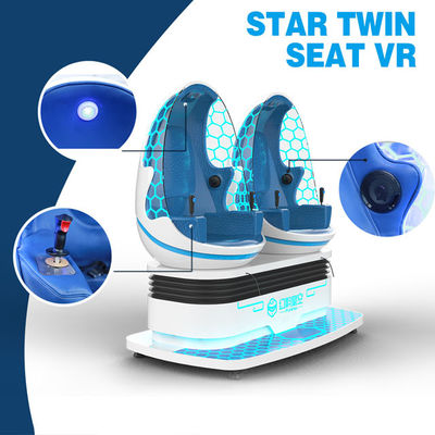 Electric Crank Platform 9D Virtual Reality Simulator 4,5KW Twin Seat