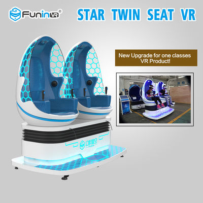 Blue Light 3 Square Mertre 9D Cinema Egg / 360 Degree Virtual Reality Machine