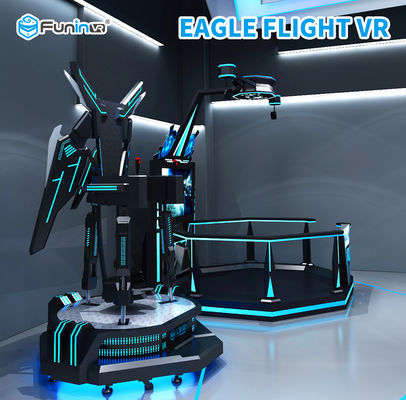 Electric Trailer Mobile 9D VR Cinema Stand Up Flight Shooting