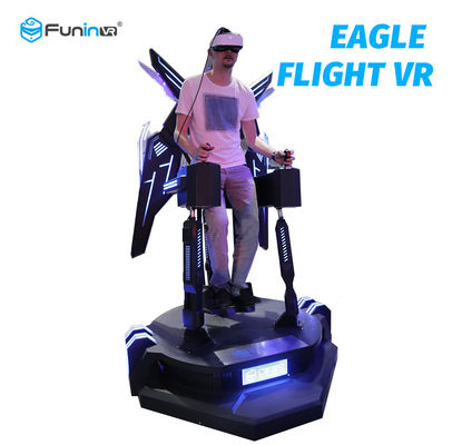 Electric Trailer Mobile 9D VR Cinema Stand Up Flight Shooting
