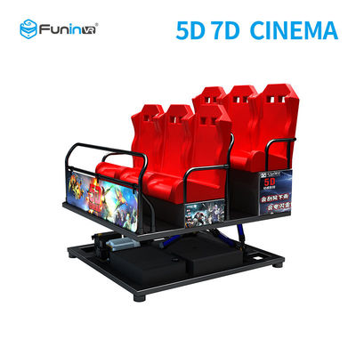 Wystawa Mobile 5D 7D Cinema On Truck / Amusement Park Games 5d Theatre Rider