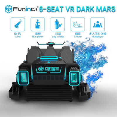 VR Dark Mar Cinema Theatre Virtual Reality Simulator Sześć miejsc 1 rok gwarancji