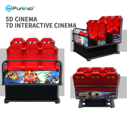 70 PCS 5D Movies + 7 PCS 7D Shooting Games DOF Electric 7D Cinema Equipment