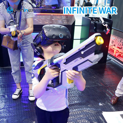 Wideo 360 View Virtual Reality Simulator Standing Up Infinite War