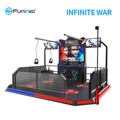 Wideo 360 View Virtual Reality Simulator Standing Up Infinite War