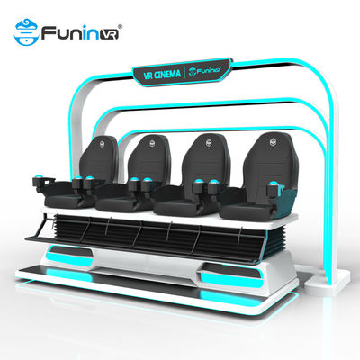 4 siedzenia System elektryczny 9D VR Krzesło do jazdy w parku rozrywki