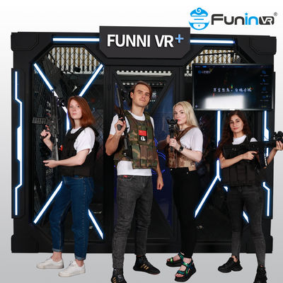 Park rozrywki Indoor Multuplayer Interactive 9D VR Walking Shooting Game