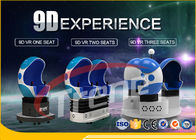 Fashion Cool 360 Degree Supermarket 9D Cinema Ride Niebieskie siedzenia z efektem wiatru