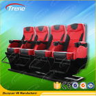 Hydrauliczny park rozrywki 5D Movie Theater 6 tłoków z elektryczną platformą do siedzenia