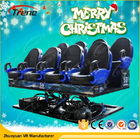Roller Coaster 7D Cinema Simulator z efektami specjalnymi Lighting / Wind / Fog