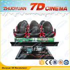 6 miejsc 7D Movie Theater z systemem efektów specjalnych 220V 5,50KW