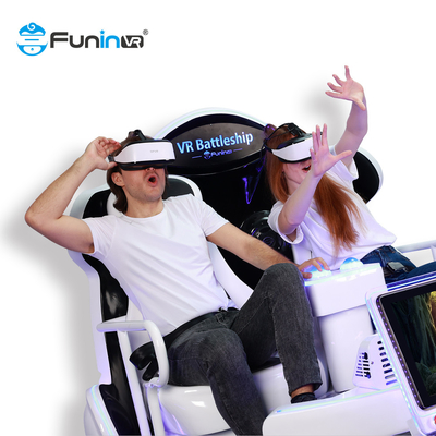 Dynamiczny Exreme Theme Virtual Reality Cinema 9D VR Egg Chair Simulator 2 miejsca