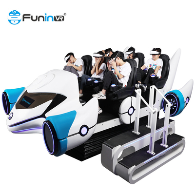 360 Roller Coaster 9D VR Simulator 6 miejsc Motion Chair Virtual Reality Equipment