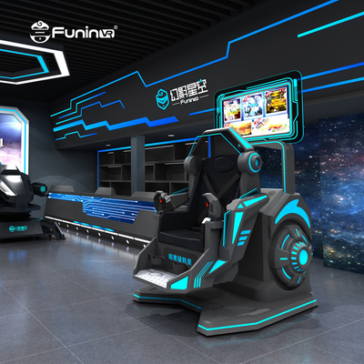 Multiplayer Adventure Park 9D VR Simulator z VR Headset Metal Platform AC220V Power