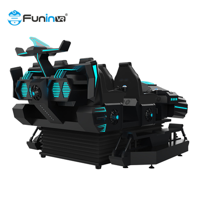 6 miejsc 9D VR Roller Coaster Simulator z realistyczną temperaturą i efektami wiatru