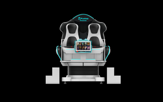 610 kg Pojemność ciężkości 9D VR Krzesło z Immersive VR Experience i Joystick Controller