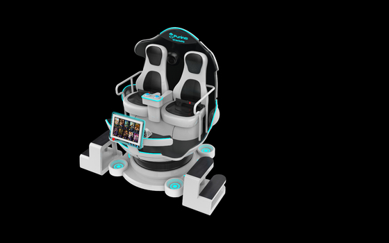 610 kg Pojemność ciężkości 9D VR Krzesło z Immersive VR Experience i Joystick Controller