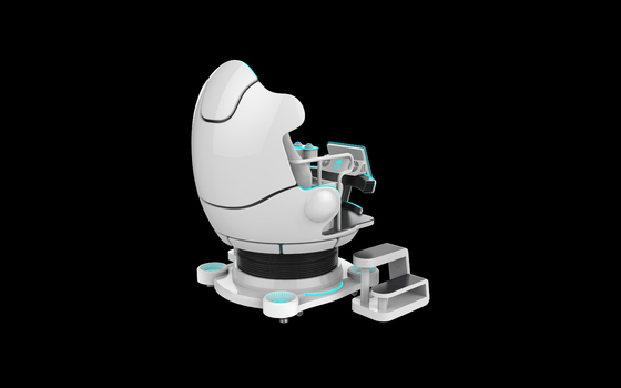 610 kg Pojemność ciężkości 9D VR Krzesło z Immersive VR Experience i Joystick Controller