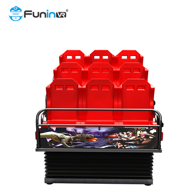 Square Customized 5D Movie Cinema Theatre z 9-48 miejscami i systemem zasilania elektrycznego