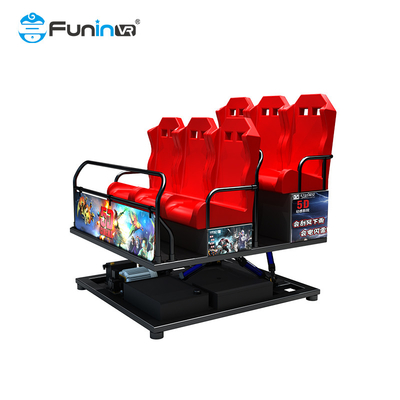 Square Customized 5D Movie Cinema Theatre z 9-48 miejscami i systemem zasilania elektrycznego