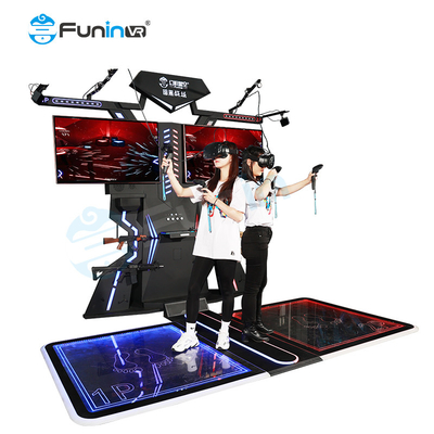 Multiplayer Metal Stand Up Flight VR Simulator Doskonałe połączenie szybkości ruchu Realistyczny lot i multiplayer