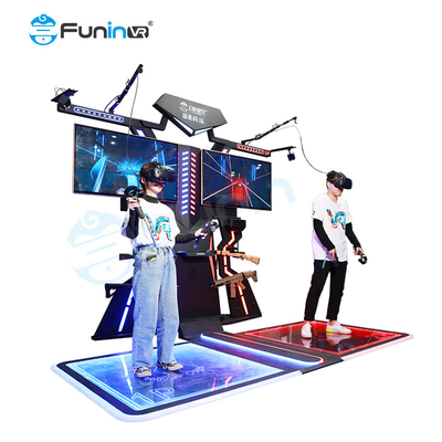Multiplayer Metal Stand Up Flight VR Simulator Doskonałe połączenie szybkości ruchu Realistyczny lot i multiplayer