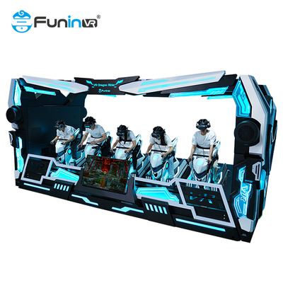 Doświadcz przyszłości rozrywki z 9D VR Dragon Rider 5 Seats Simulator na Dynamic Extreme Theme Platform