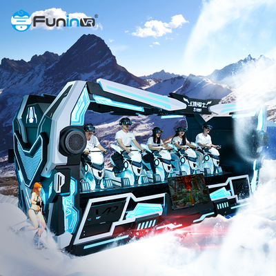 Doświadcz przyszłości rozrywki z 9D VR Dragon Rider 5 Seats Simulator na Dynamic Extreme Theme Platform