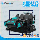 Vr Games 6 miejsc 9D Virtual Reality Simulator ISO9000 220V Multiplayer Black Appearance