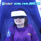 Podwójne siedzenie interaktywnego symulatora rzeczywistości wirtualnej 9D dla parku rozrywki