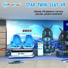 Blue 9D Virtual Reality Simulator Strzelanie Kino akcji Obracanie ekranu dotykowego 360 stopni HD 1080P