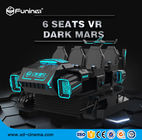 6 miejsc Virtual Reality 9D Flight Simulator with Back Vibration 4200 * 3670 * 2350 mm