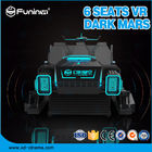 6 miejsc VR Dark Mars 9D VR Simulator z platformą elektryczną 1 rok gwarancji