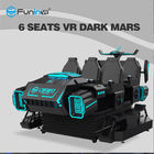 Stabilna 9D VR Cinema Driving Car Game Game 9D 6 graczy Park rozrywki Przejażdżki