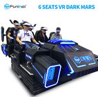 6 miejsc 9D VR Cinema Simulator Maszyna do rzeczywistości wirtualnej dla rodziny 3,8 kW